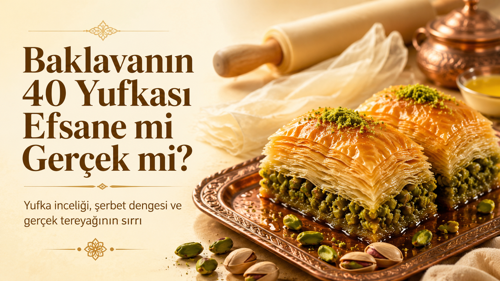 Baklavanın 40 Yufkası Efsane mi Gerçek mi?